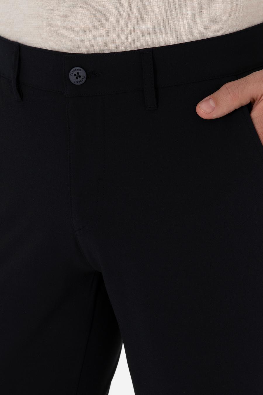 Lacivert Slim Fit Kanvas Pantolon - 50295937018