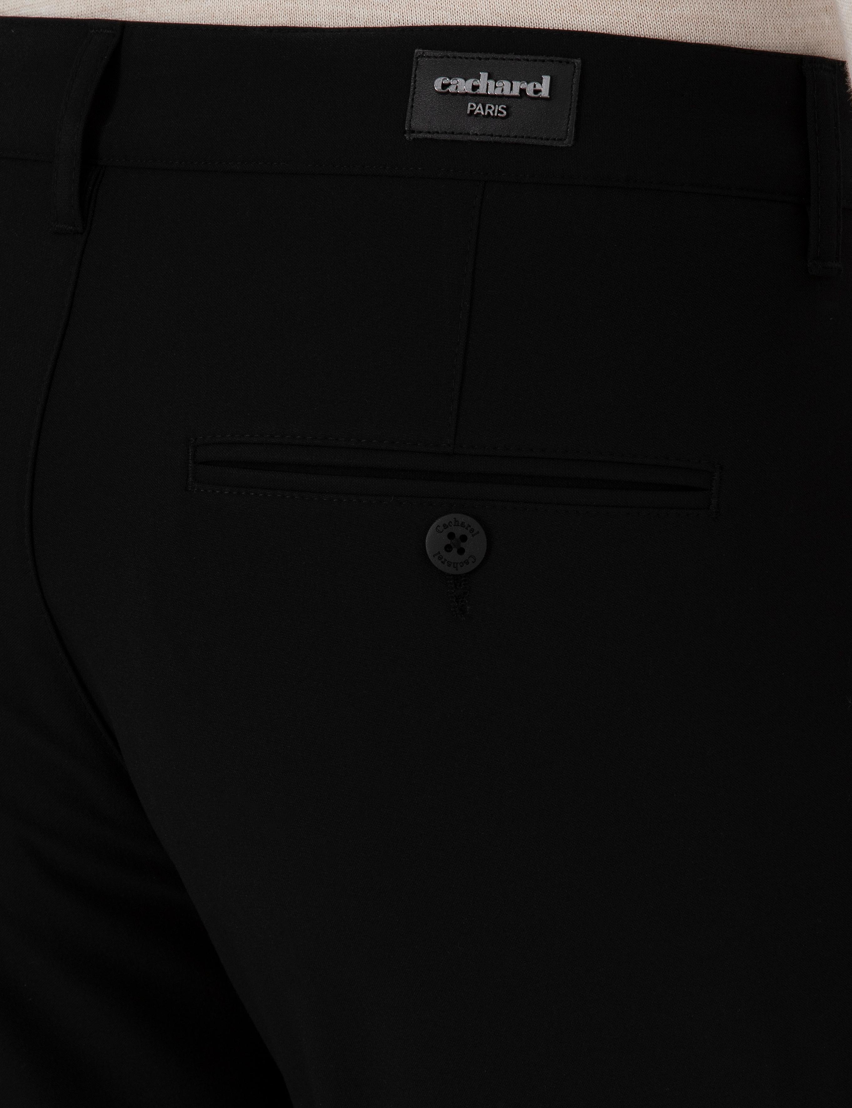 Siyah Slim Fit Kanvas Pantolon - 50295937078