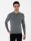 Gri Slim Fit Polo Yaka Triko Kazak