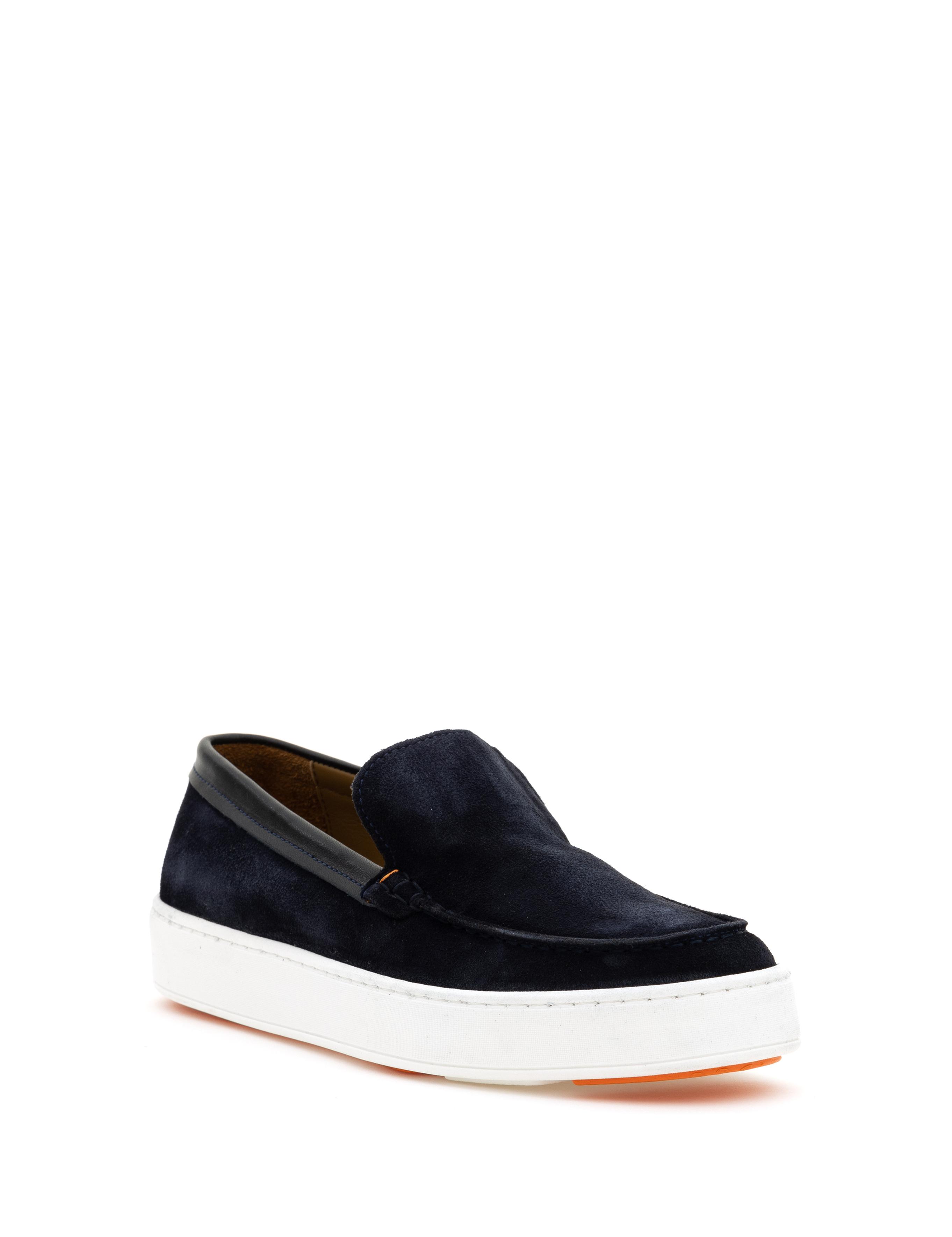 Lacivert Termo Taban %100 Deri Loafer Ayakkabı - 50302398043