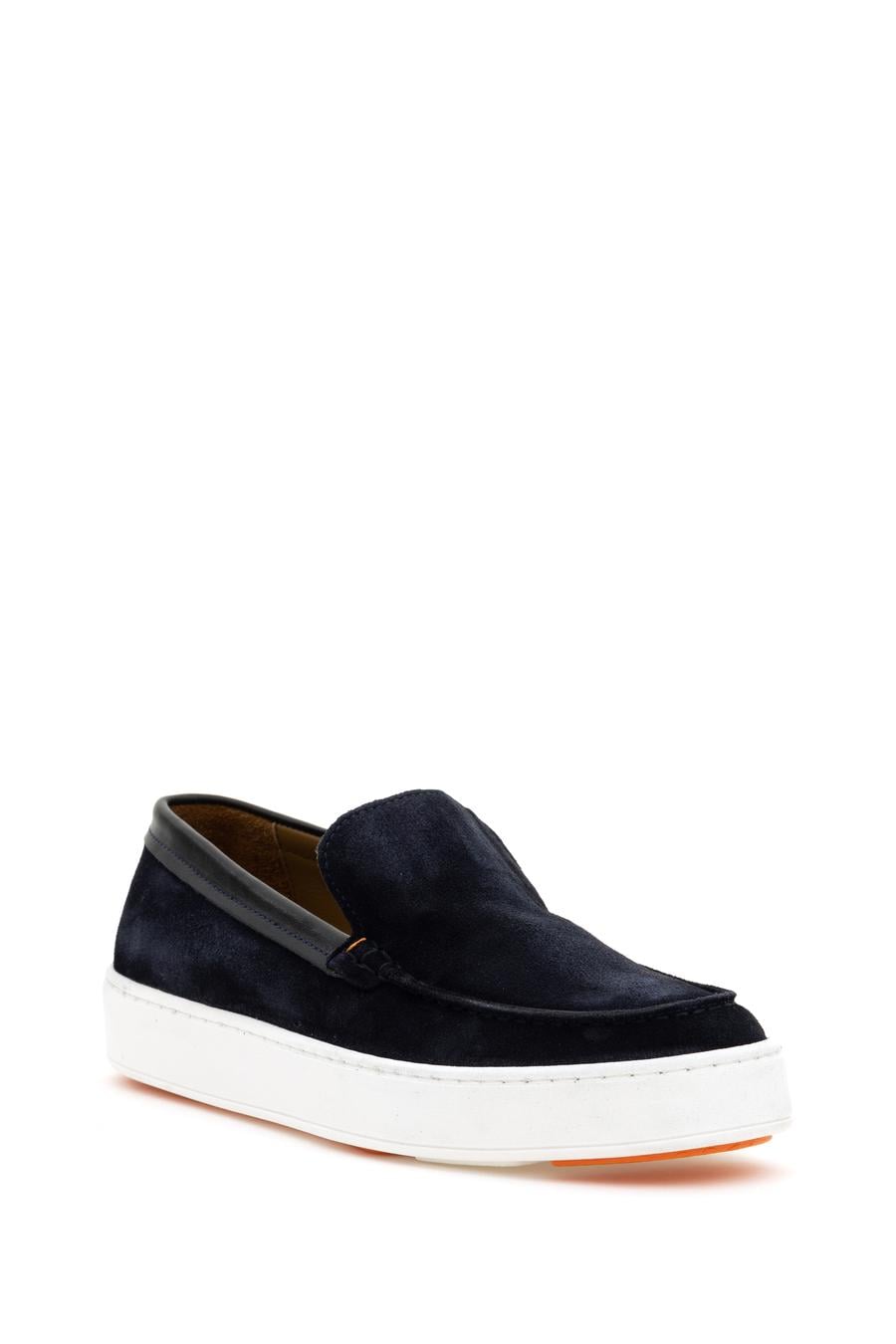 Lacivert Termo Taban %100 Deri Loafer Ayakkabı - 50302398043