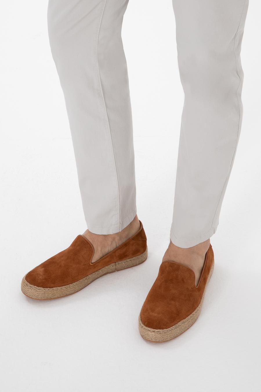 Taba %100 Deri Loafer Ayakkabı - 50302457012