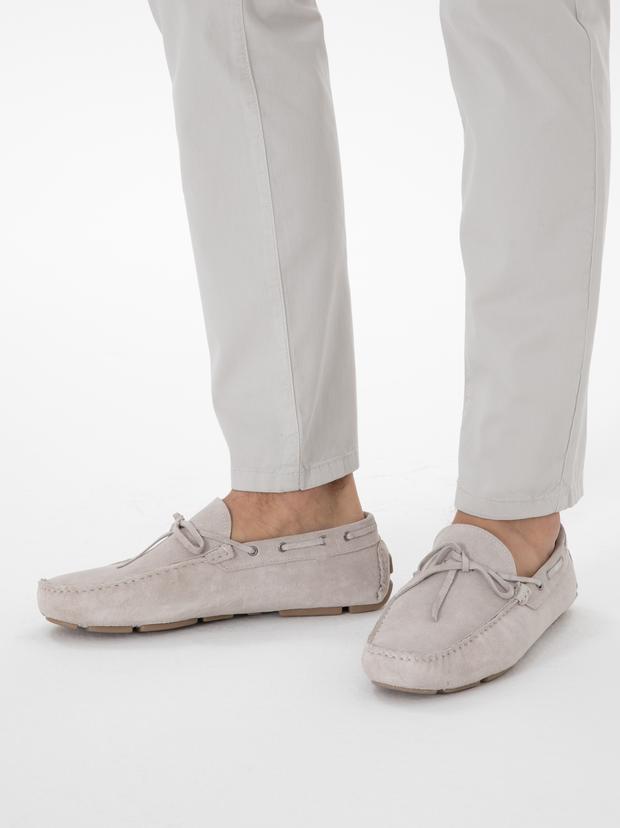 Taş Süet Loafer Ayakkabı