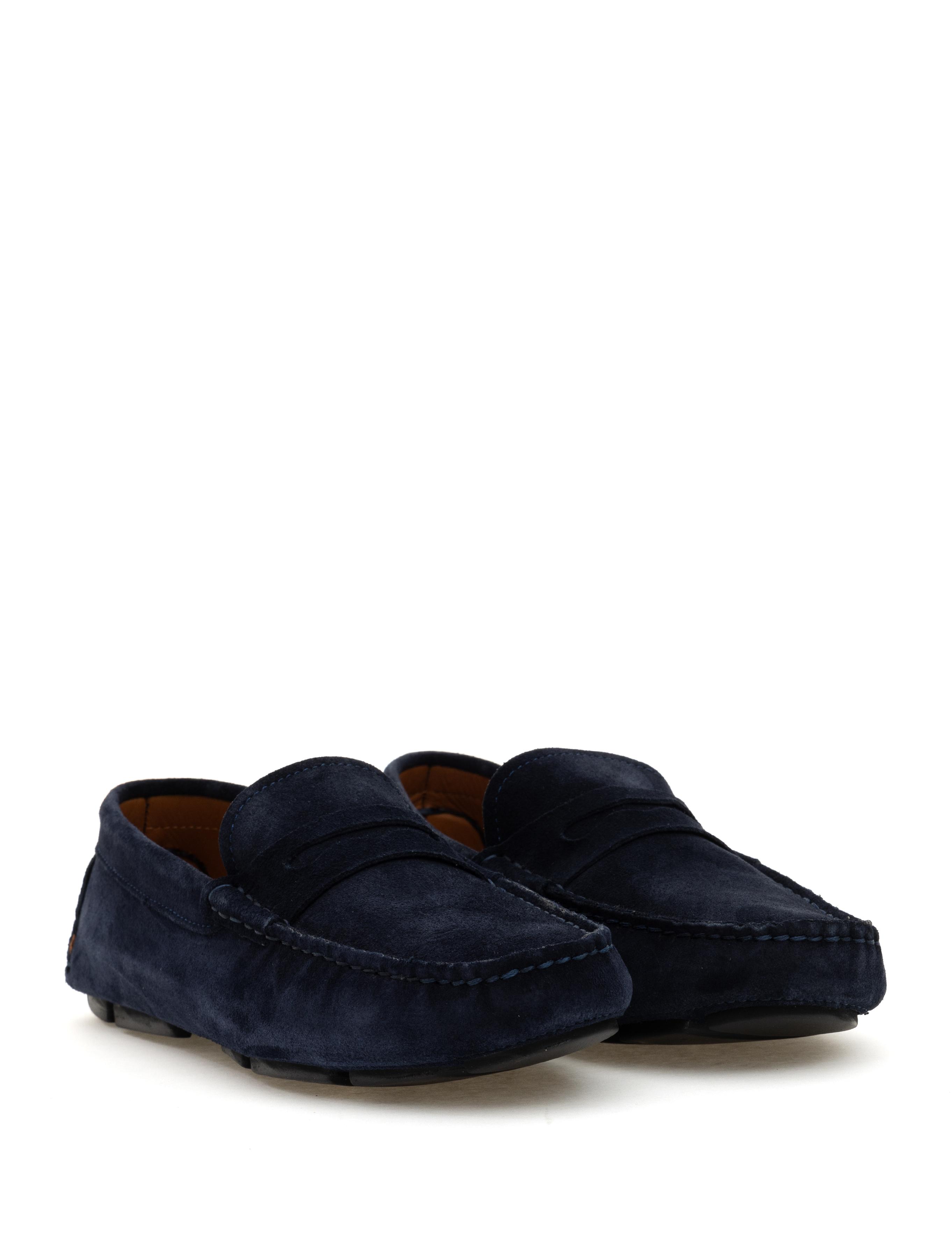 Lacivert %100 Deri Loafer Ayakkabı - 50308457026