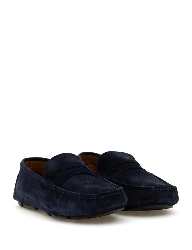Lacivert %100 Deri Loafer Ayakkabı