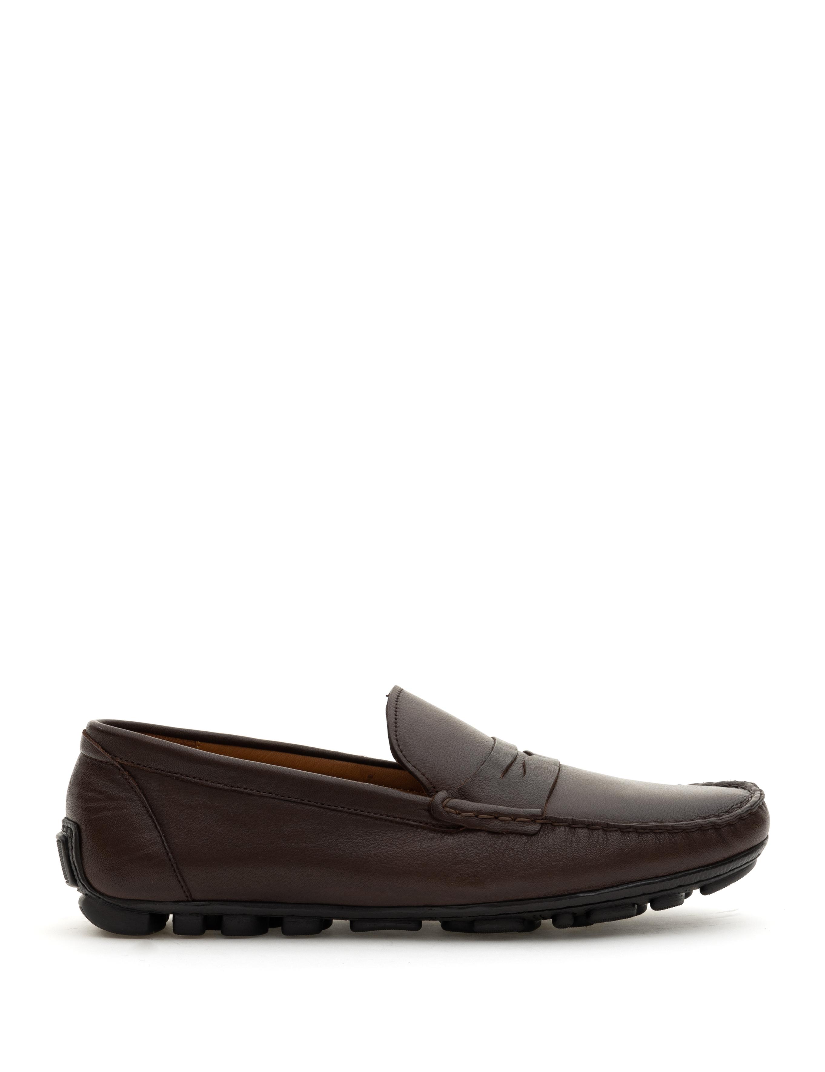 Kahverengi %100 Deri Loafer Ayakkabı - 50308466045
