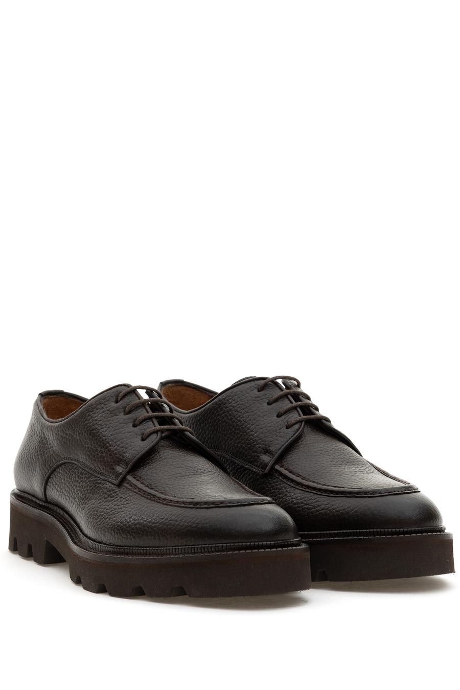 Kahverengi Eva Taban %100 Deri Smart Casual Ayakkabı - 50277731012