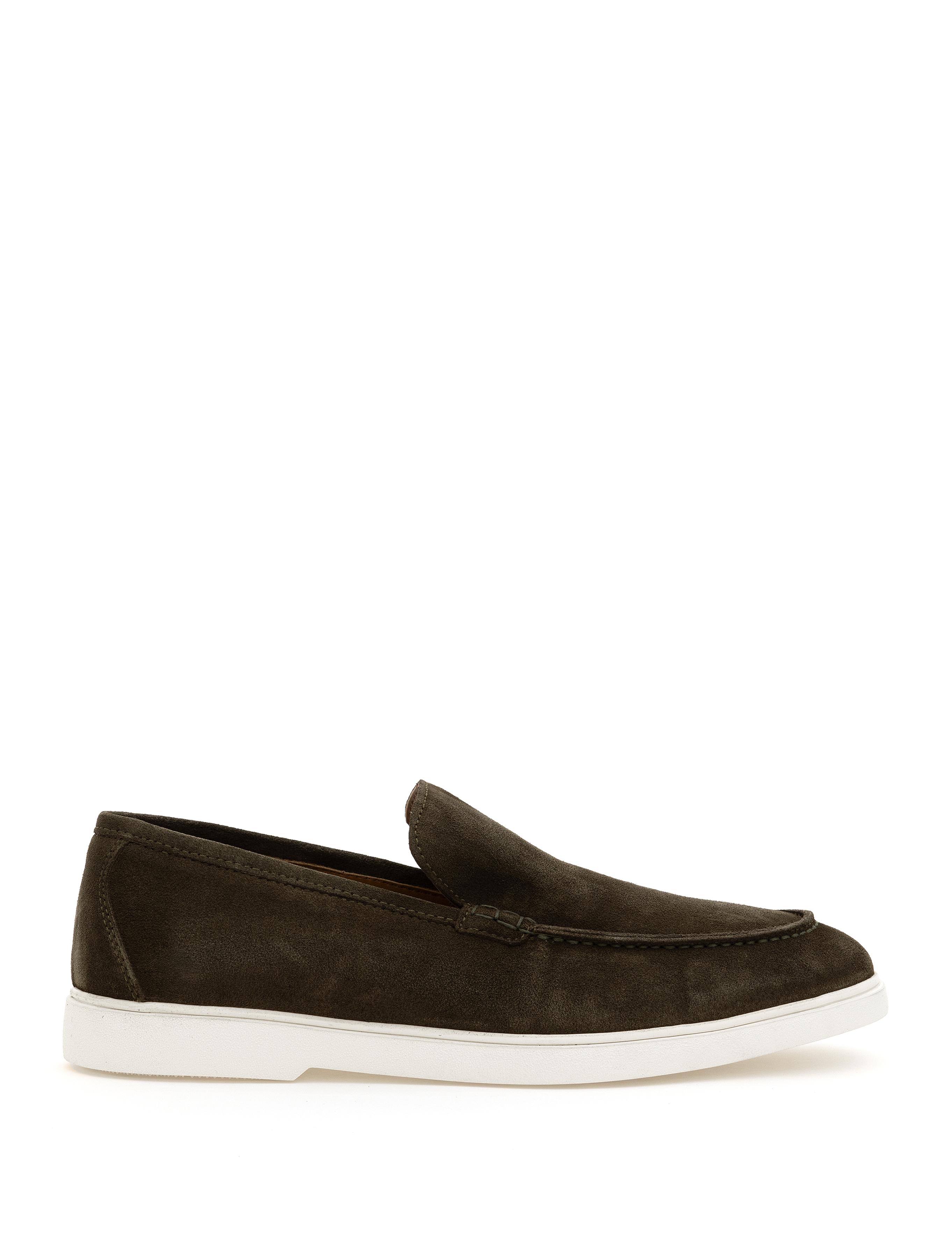 Haki Eva Taban%100 Deri Loafer Ayakkabı - 50287554030