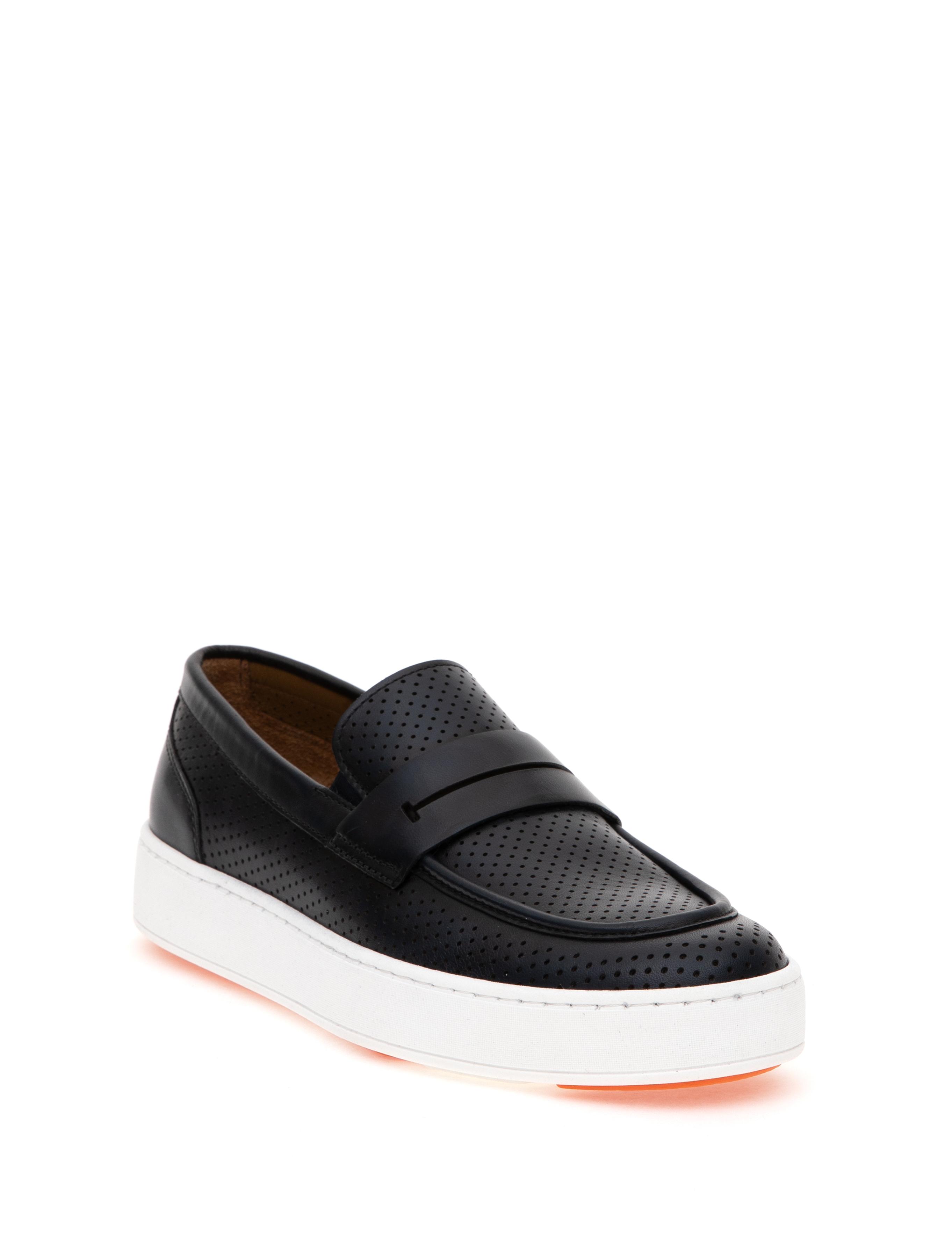 Lacivert Termo Taban %100 Deri Loafer Ayakkabı - 50307255010