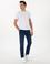 Lacivert Slim Fit Pamuk Karışımlı Jean Pantolon