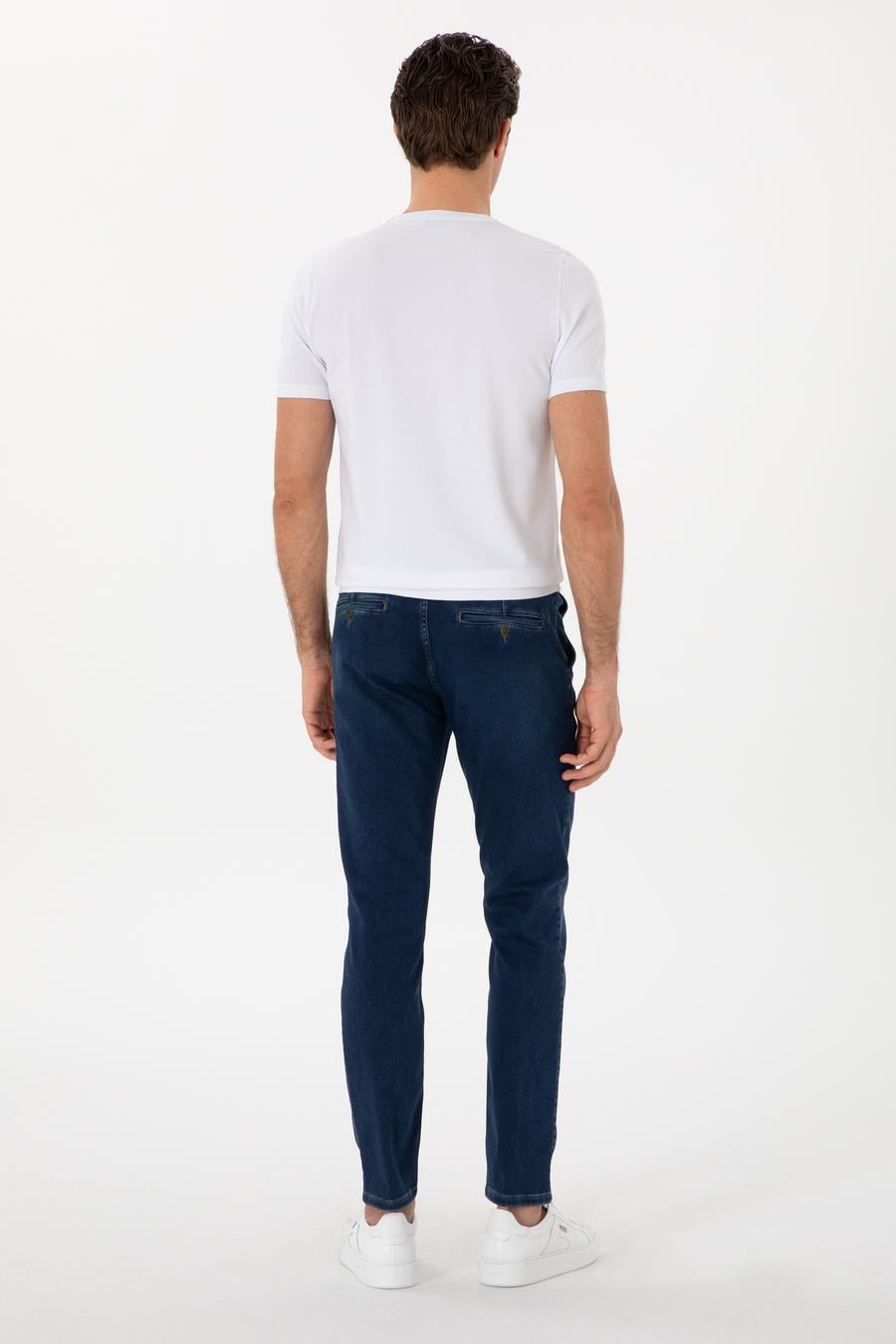 Lacivert Slim Fit Pamuk Karışımlı Jean Pantolon - 50298884072