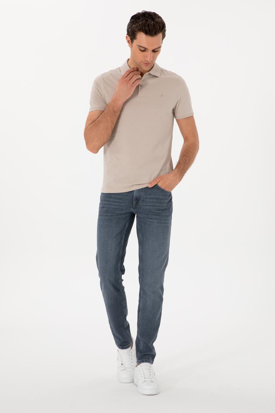 Vizon Slim Fit Pamuk Polo Yaka T-shirt - 50300716055