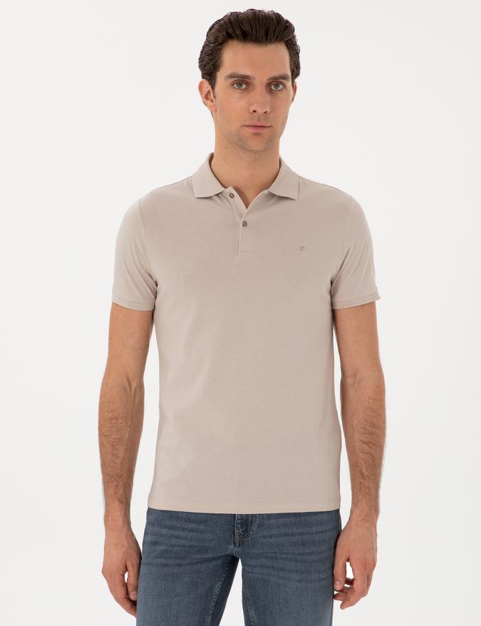 Vizon Slim Fit Pamuk Polo Yaka T-shirt