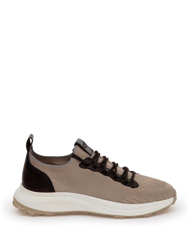 Bej Eva Taban Sneaker Ayakkabı