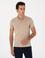 Vizon Slim Fit Desenli Polo Yaka T-shirt