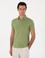 Açık Yeşil Slim Fit Polo Yaka Pamuklu Basic T-shirt