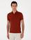 Kiremit Slim Fit Polo Yaka Pamuklu Basic T-shirt