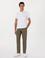 Haki Slim Fit %100 Keten Klasik Pantolon