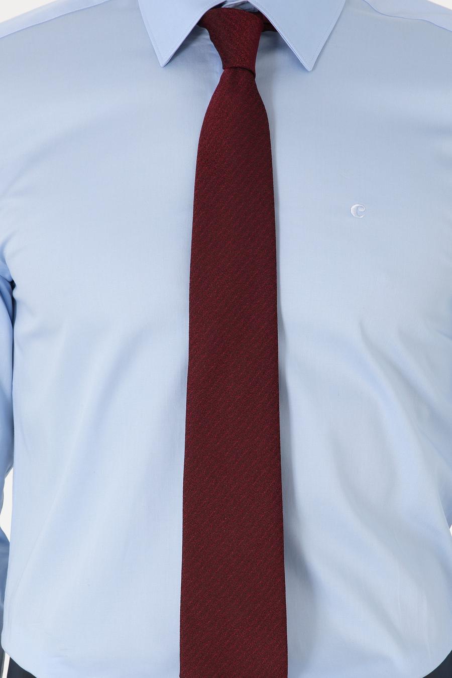 Açık Mavi Slim Fit Pamuklu Klasik Gömlek - 50311551022