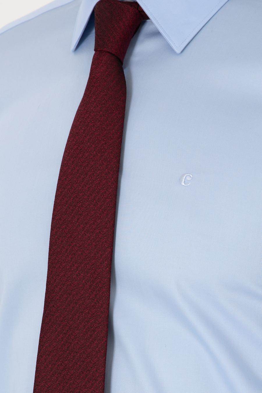 Açık Mavi Slim Fit Pamuklu Klasik Gömlek - 50311551022