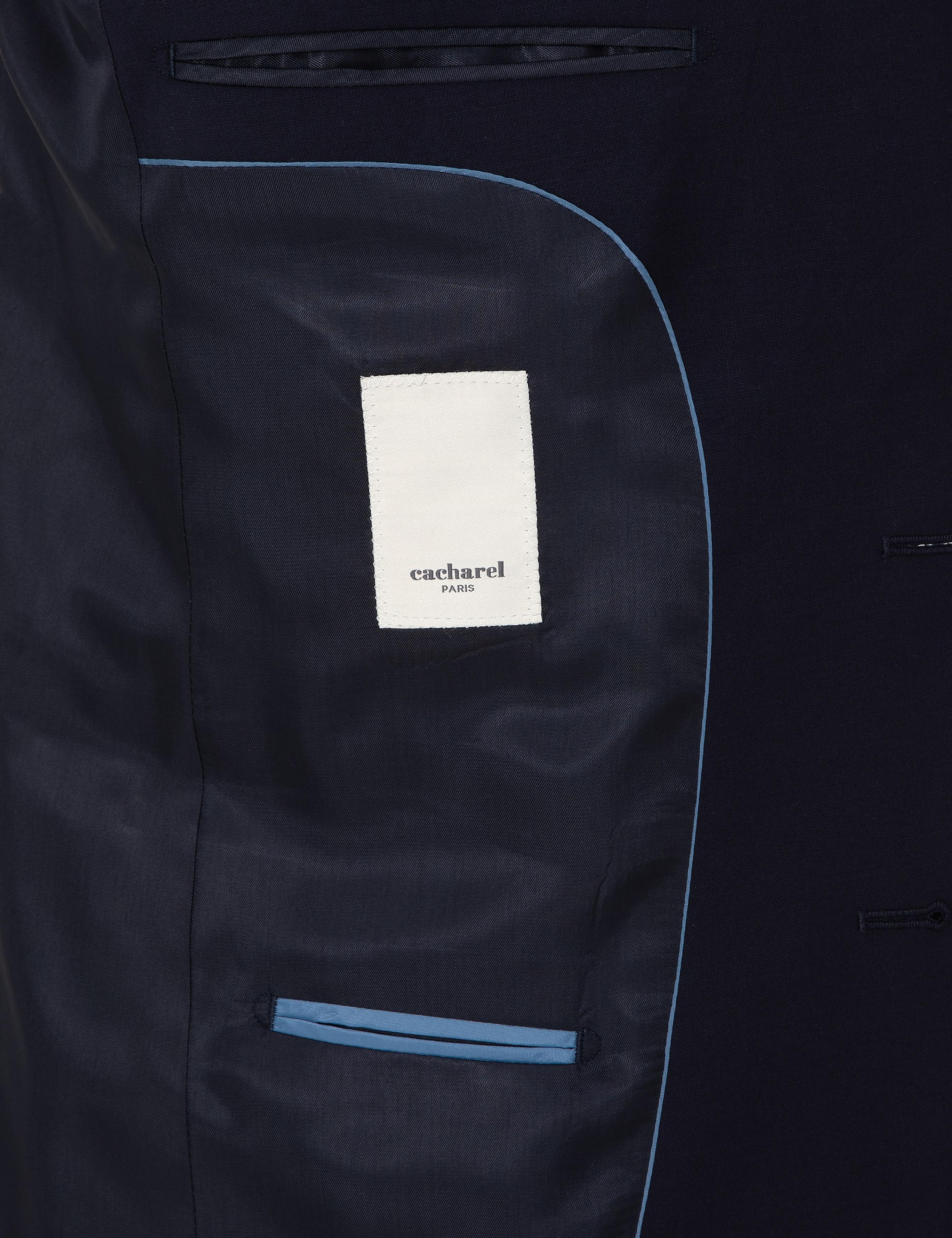 Lacivert Slim Fit %100 Yün Klasik Takım Elbise - 50306038008