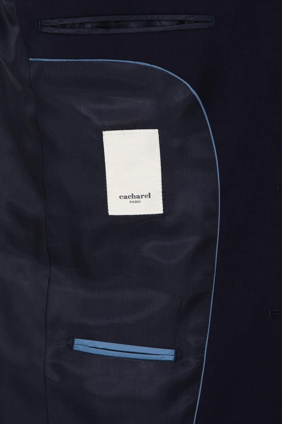 Lacivert Slim Fit %100 Yün Klasik Takım Elbise - 50306038008