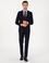 Lacivert Slim Fit %100 Yün Klasik Takım Elbise