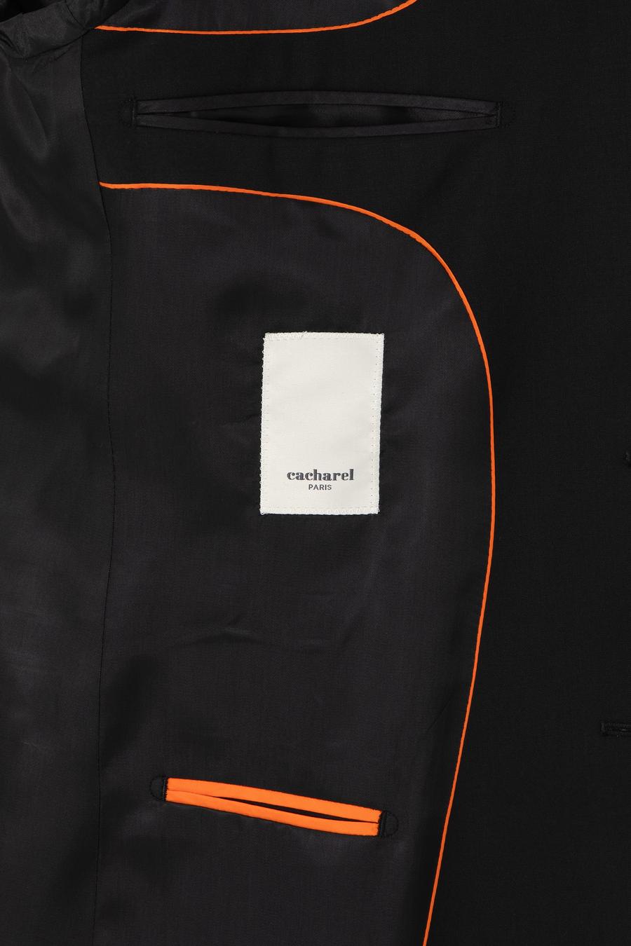 Siyah Slim Fit %100 Yün Klasik Takım Elbise - 50306038038