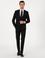 Siyah Slim Fit %100 Yün Klasik Takım Elbise