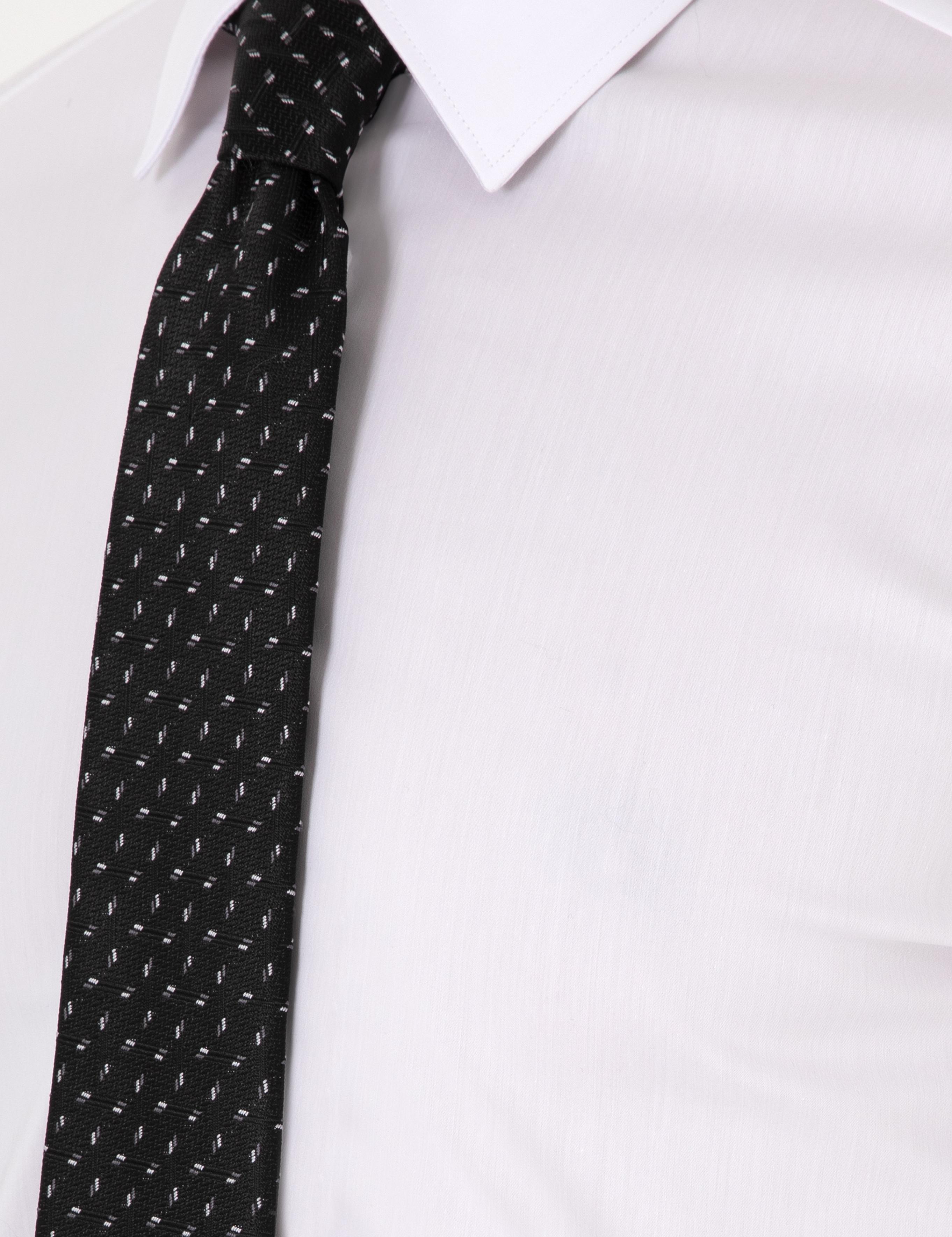 Beyaz Slim Fit Non Iron Pamuk Karışımlı Klasik Gömlek - 50305838003