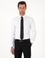 Beyaz Slim Fit Non Iron Pamuk Karışımlı Klasik Gömlek