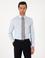 Açık Mavi Slim Fit Non Iron Pamuk Karışımlı Klasik Gömlek