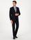 Lacivert Slim Fit %100 Yün Mono Yaka Takım Elbise