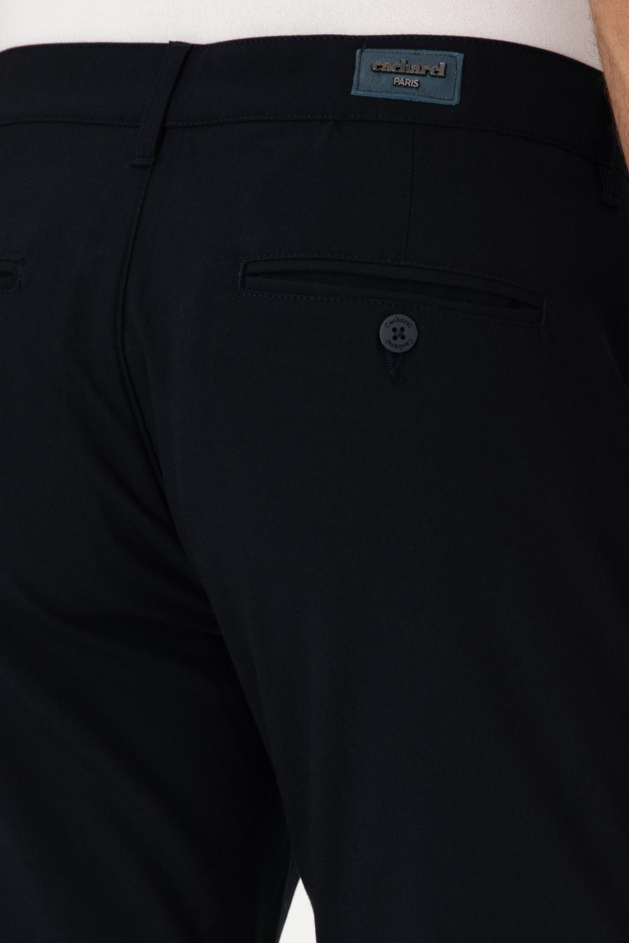Lacivert Slim Fit Kanvas Pantolon - 50313881023