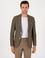 Haki Slim Fit %100 Keten Ceket