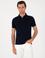 Lacivert Slim Fit %100 Pamuk Polo Yaka Basic T-shirt