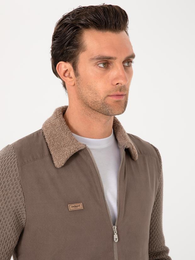 Vizon Slim Fit Triko Hırka