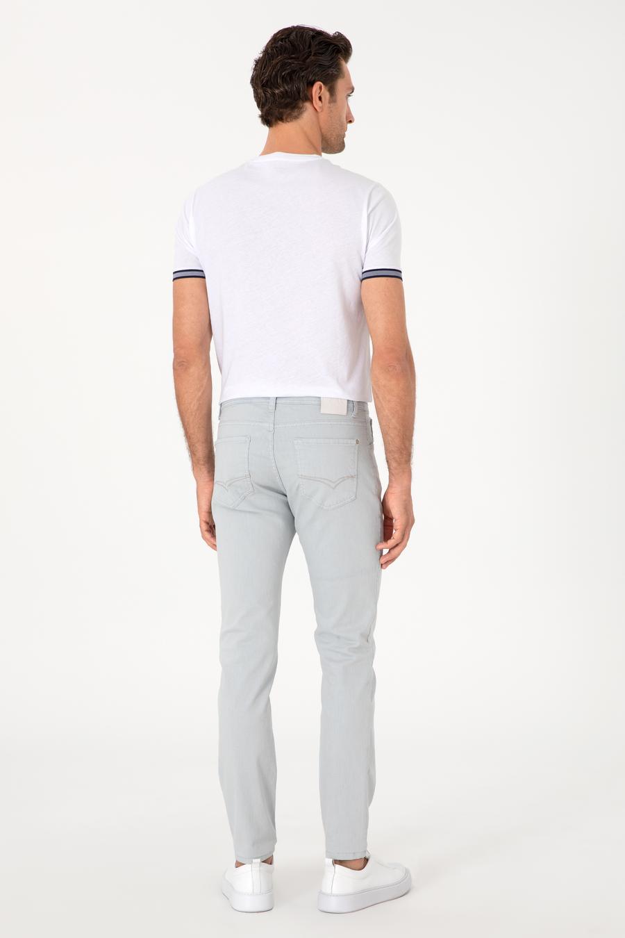 Buz Mavisi Slim Fit Pamuk Karışımlı Jean Pantolon - 50298870072