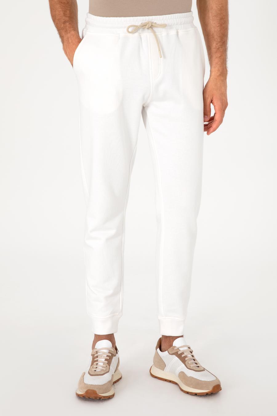 Ekru Regular Fit %100 Pamuk Eşofman Altı - 50302491026