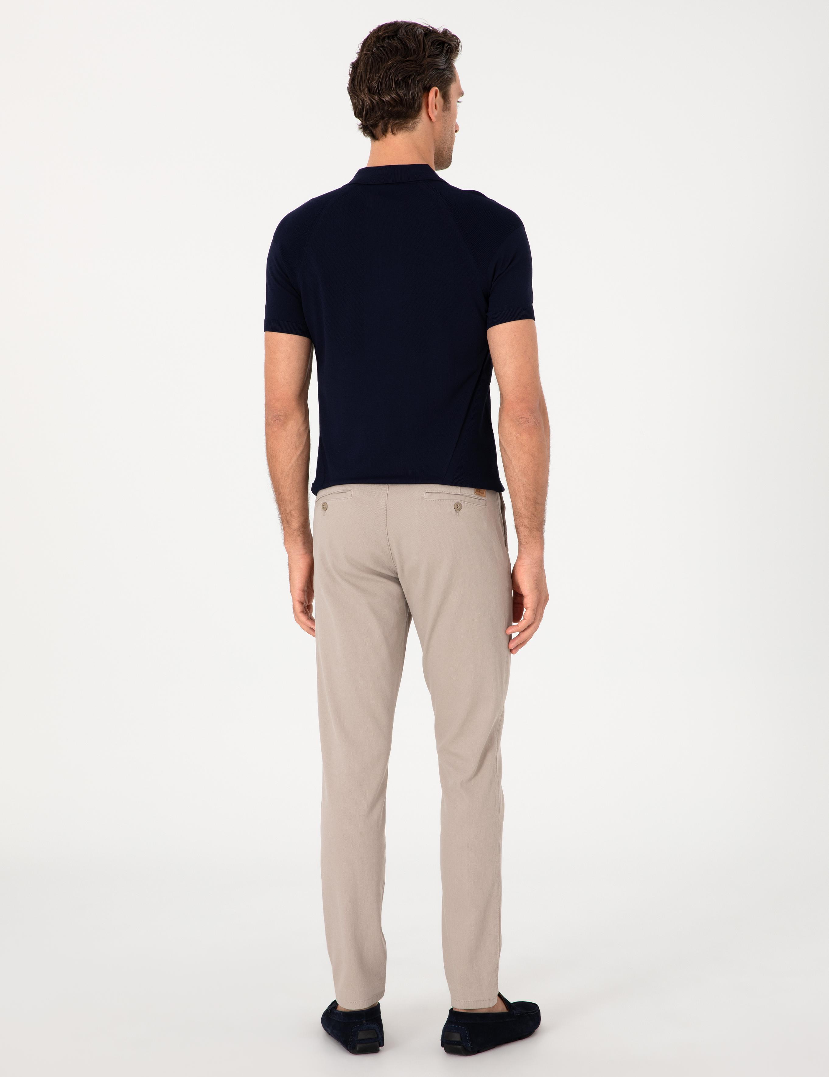 Taş Slim Fit Pamuk Karışımlı Kanvas Pantolon - 50305640218