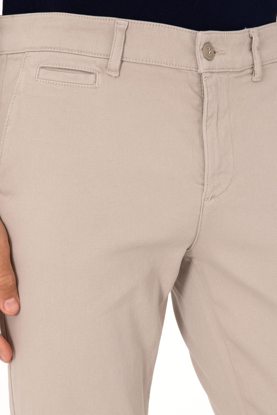 Taş Slim Fit Pamuk Karışımlı Kanvas Pantolon - 50305640218