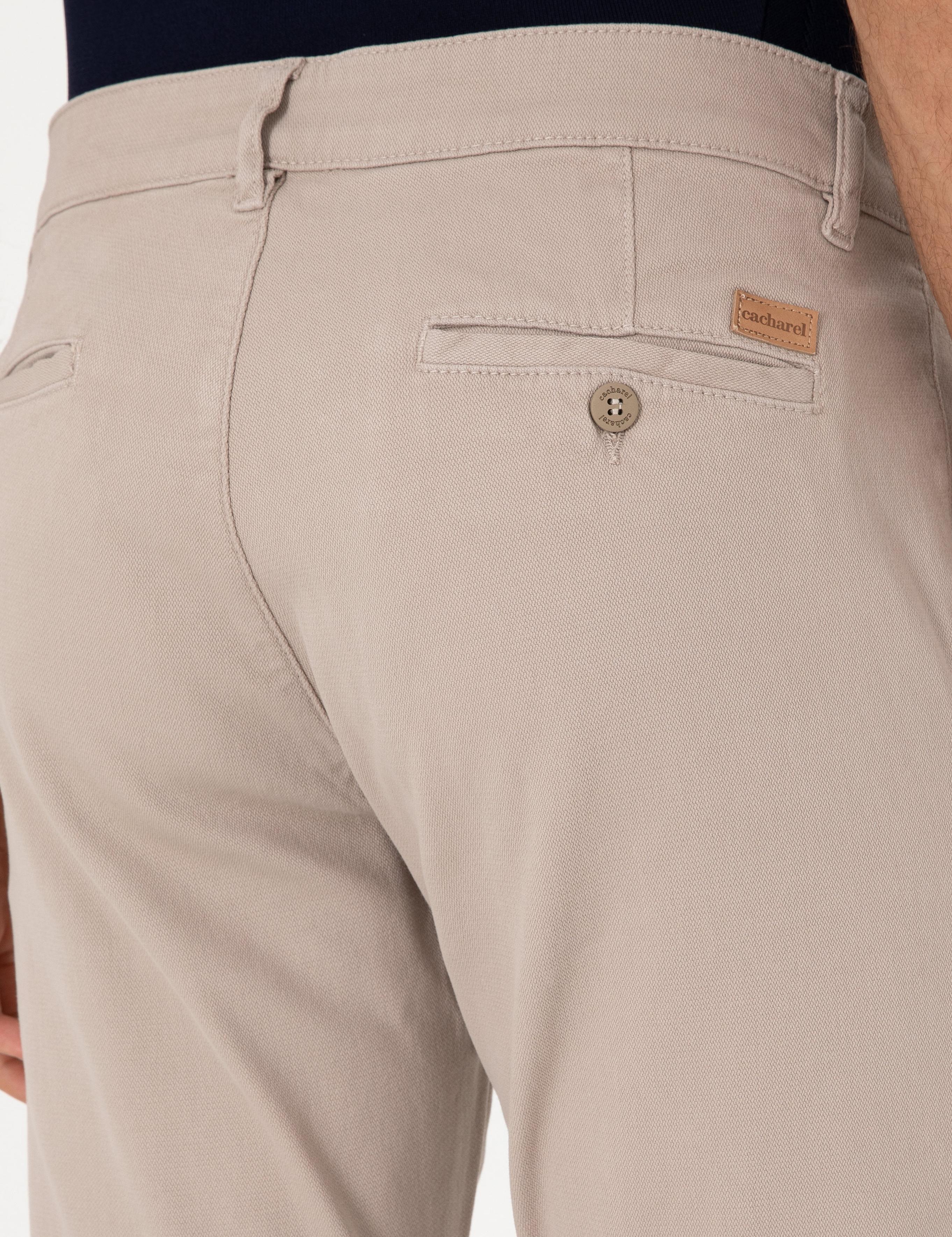 Taş Slim Fit Pamuk Karışımlı Kanvas Pantolon - 50305640218
