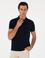 Lacivert Slim Fit %100 Pamuk Polo Yaka T-shirt