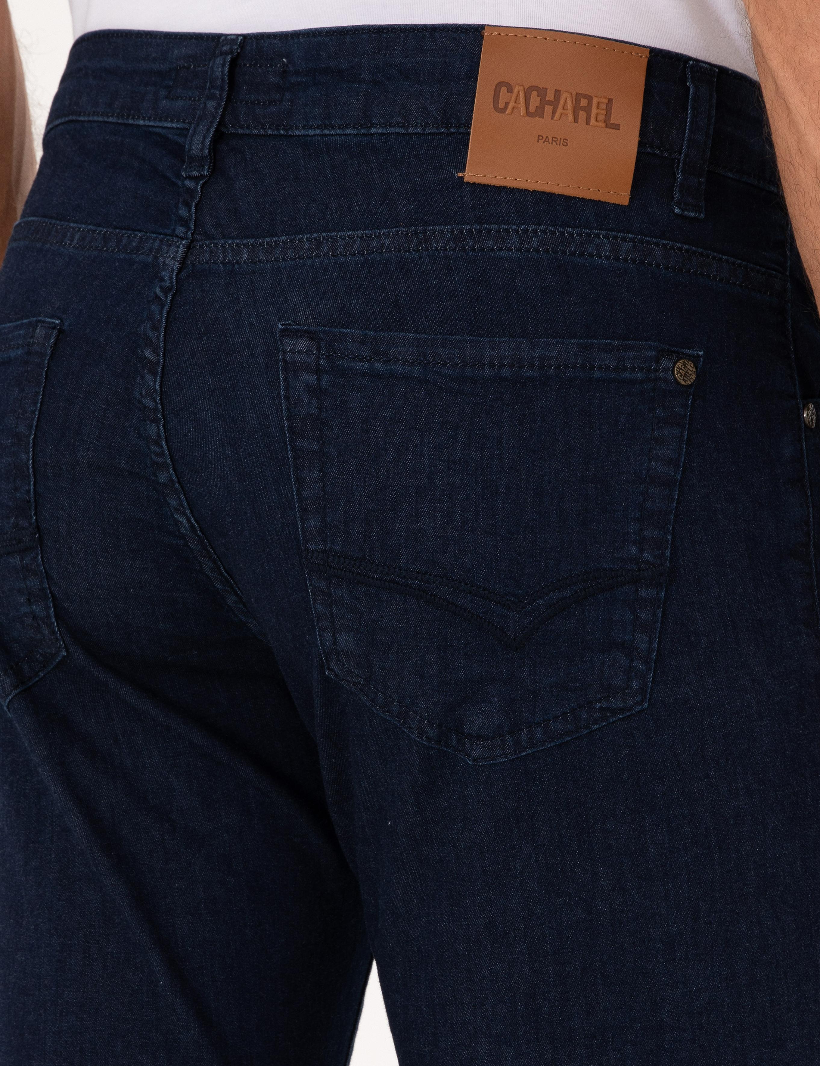 Lacivert Slim Fit Pamuk Karışımlı Jean Pantolon - 50305763002