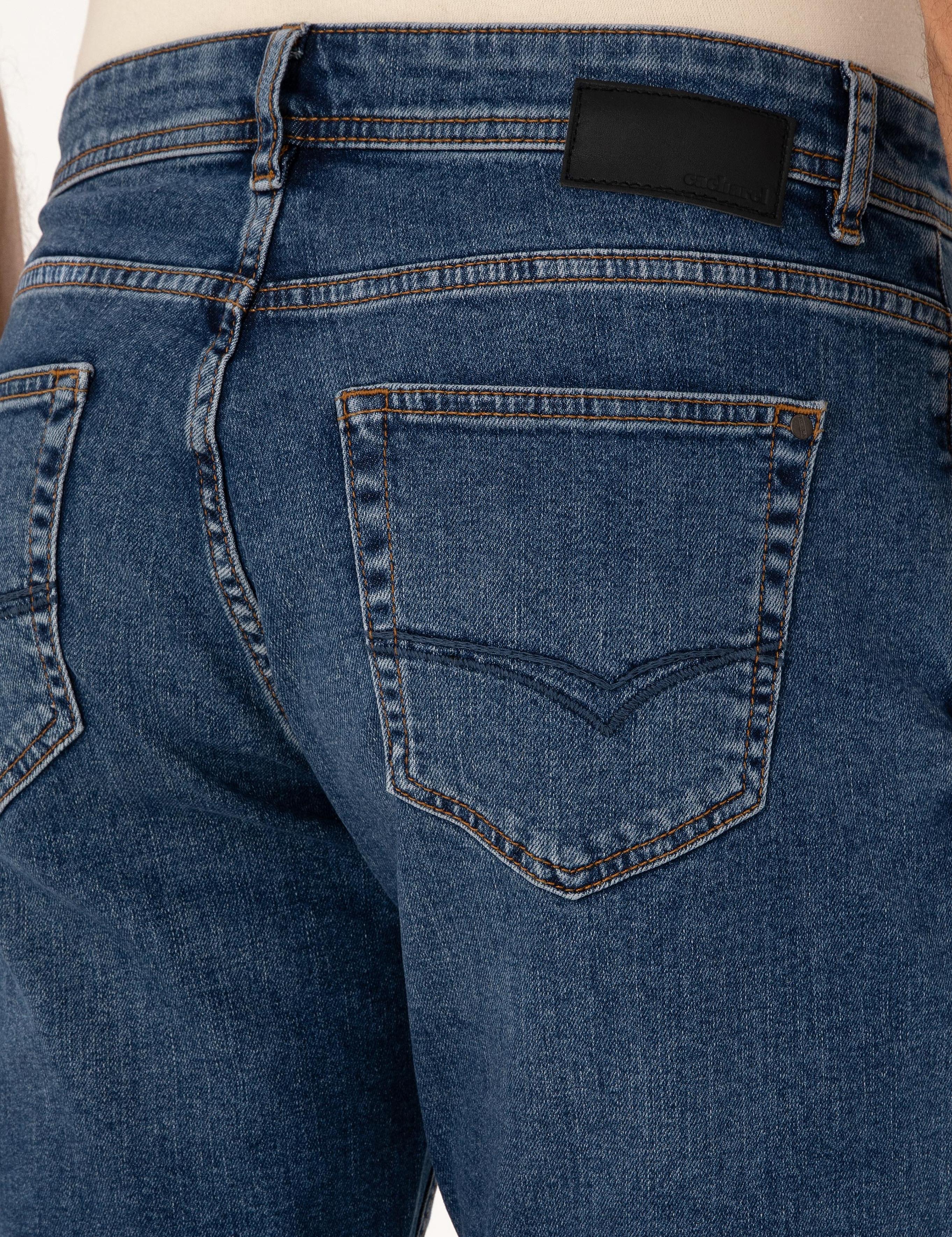 Açık Mavi Regular Fit Jean Şort - 50268698113