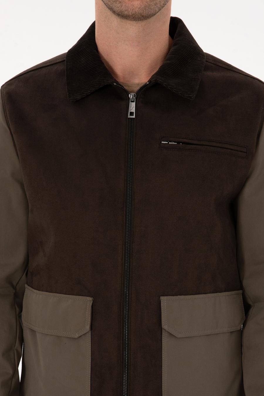 Kahverengi Suni Deri Mont - 50308727033
