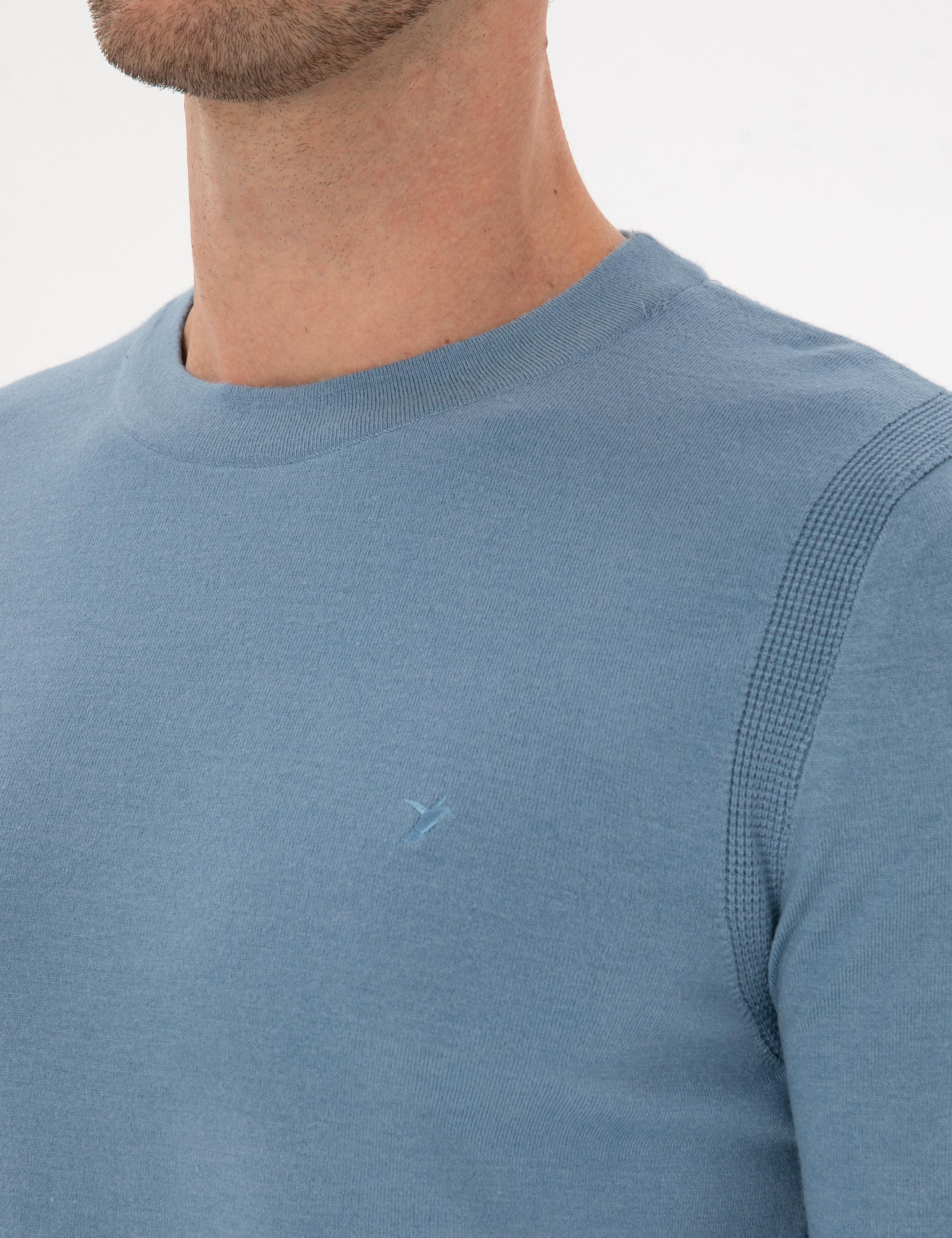 Mavi Slim Fit Bisiklet Yaka Triko Kazak - 50291589028