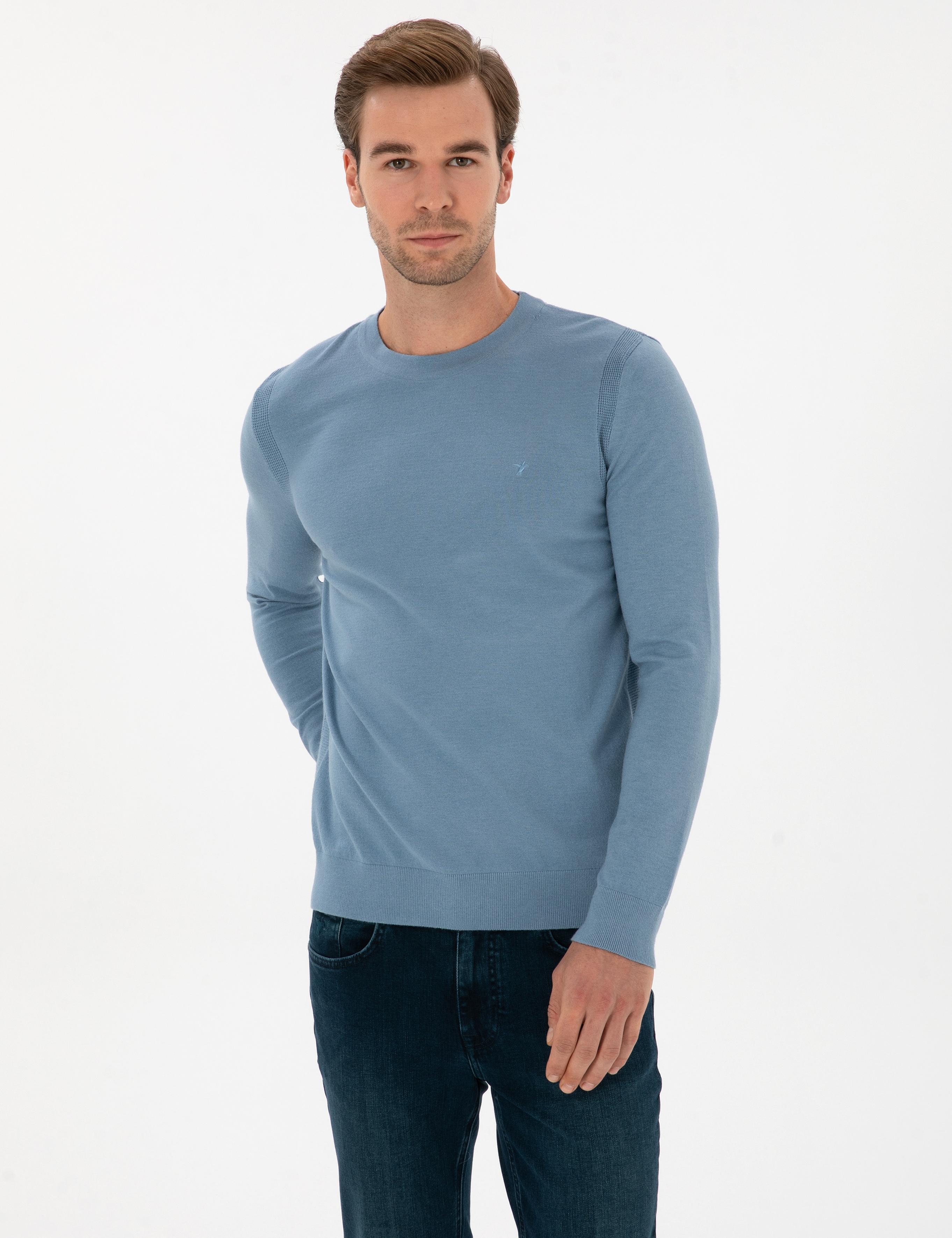 Mavi Slim Fit Bisiklet Yaka Triko Kazak - 50291589028