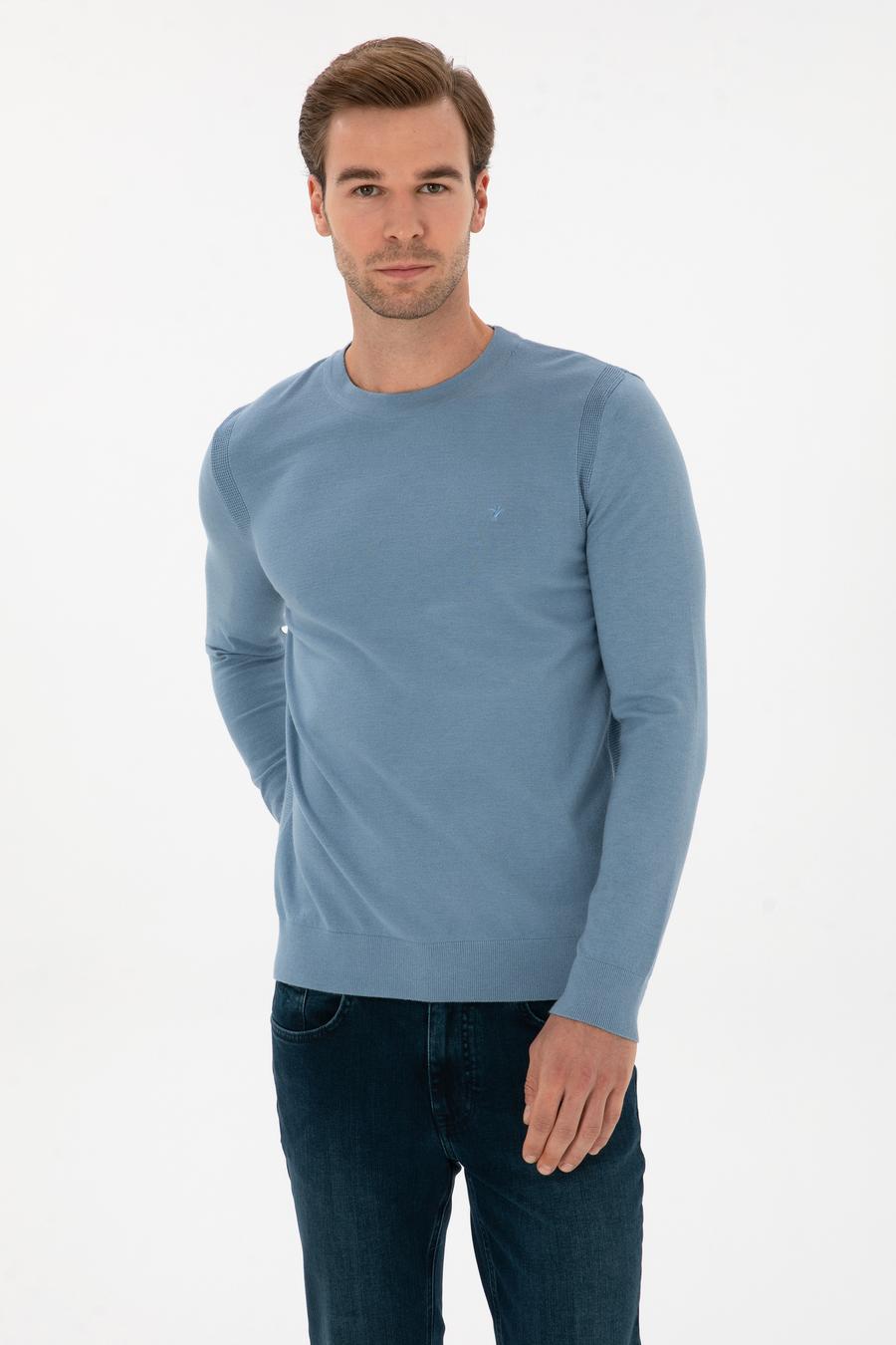 Mavi Slim Fit Bisiklet Yaka Triko Kazak - 50291589028