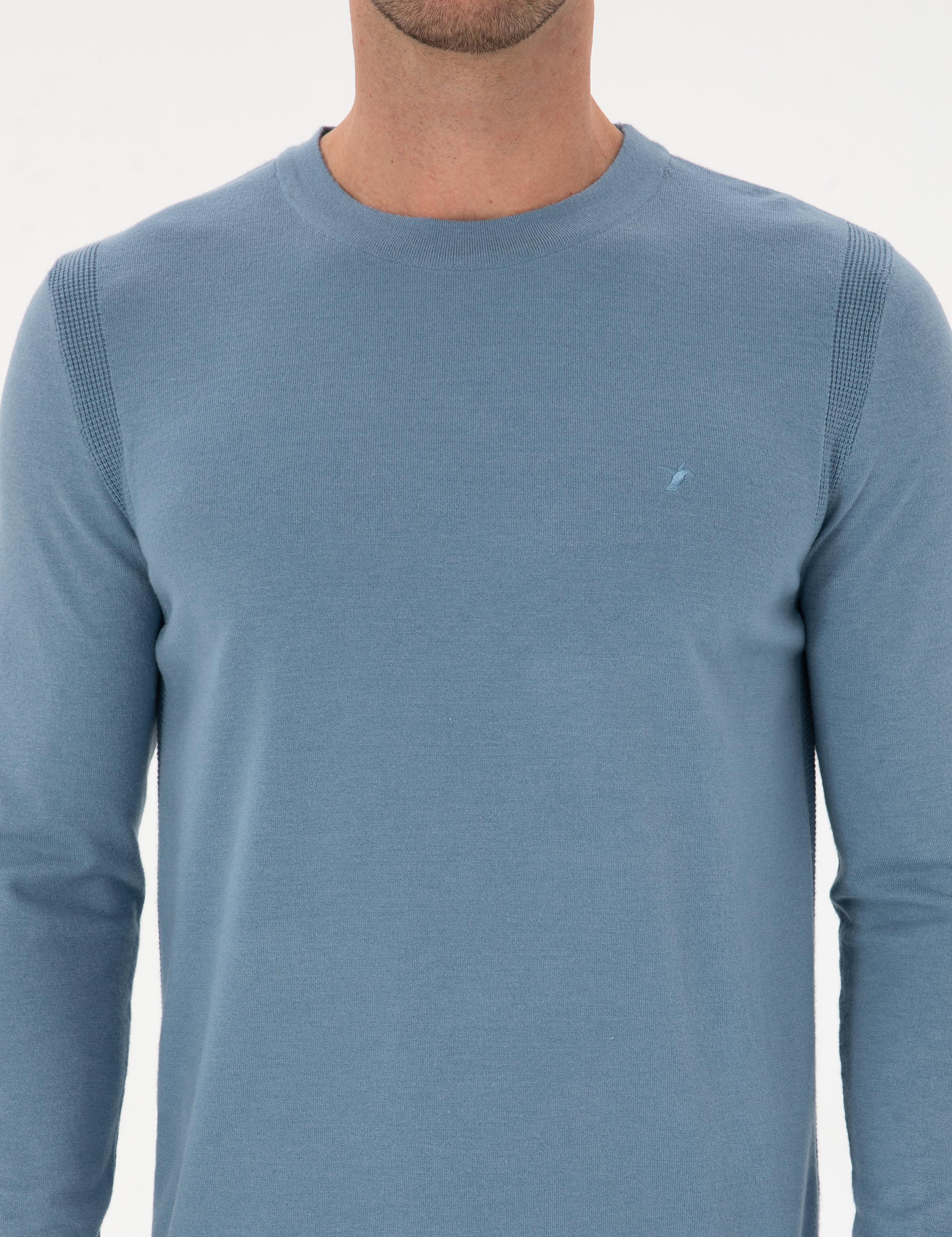 Mavi Slim Fit Bisiklet Yaka Triko Kazak - 50291589028